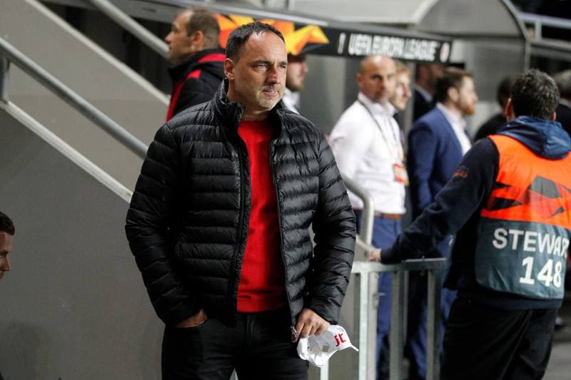 Football. UEFA Europa League. Slavia Prague - FC Copenhagen. 08.11.2018