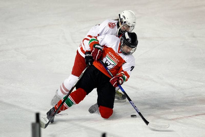 Ice Hockey. Women's U18 Championship. Poland - Hungary. 11.11.2018