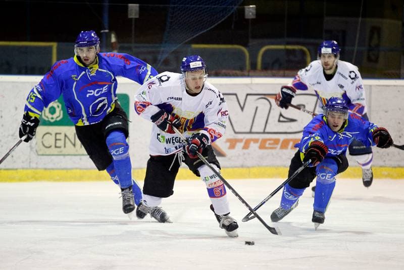 Ice Hockey. Polska Hokej Liga. Weglokoks Kraj Polonia Bytom - PGE Orlik Opole. 27.11.2018