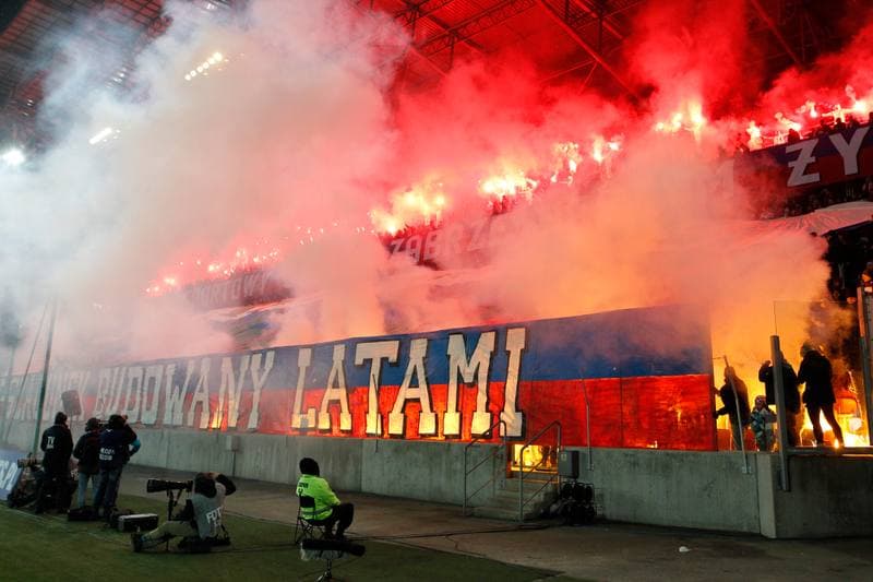Football. Lotto Ekstraklasa. Gornik Zabrze - Arka Gdynia. 15.12.2018
