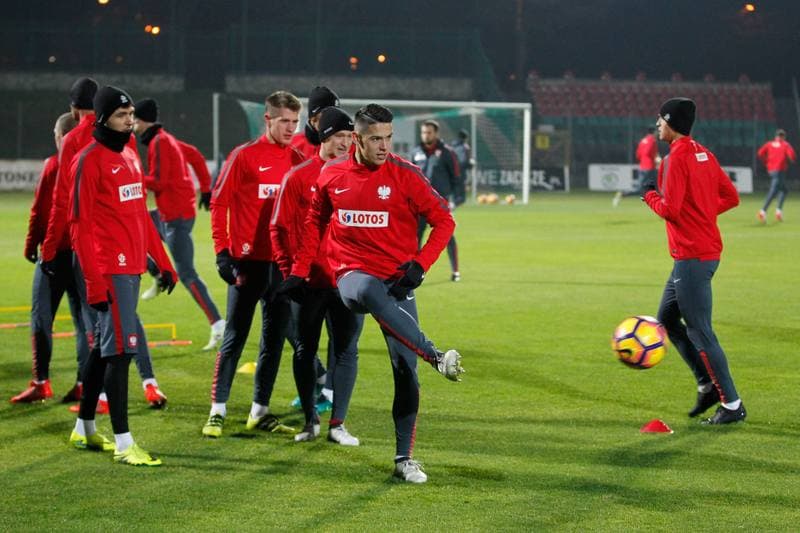 Football. Poland U21. Training. 10.11.2016