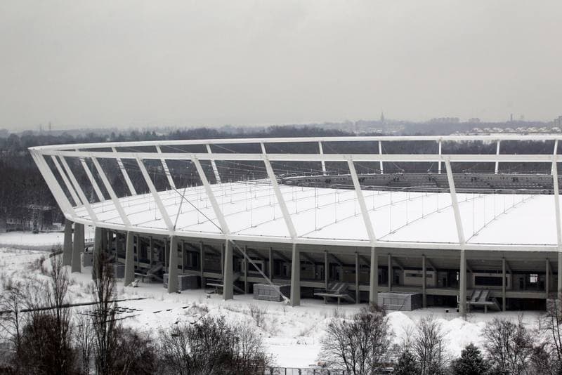 Football. Stadion Slaski. Press Conference. 04.01.2017