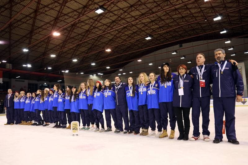 Ice Hockey. U18 Women's World Championship. Poland - China. 14.01.2017