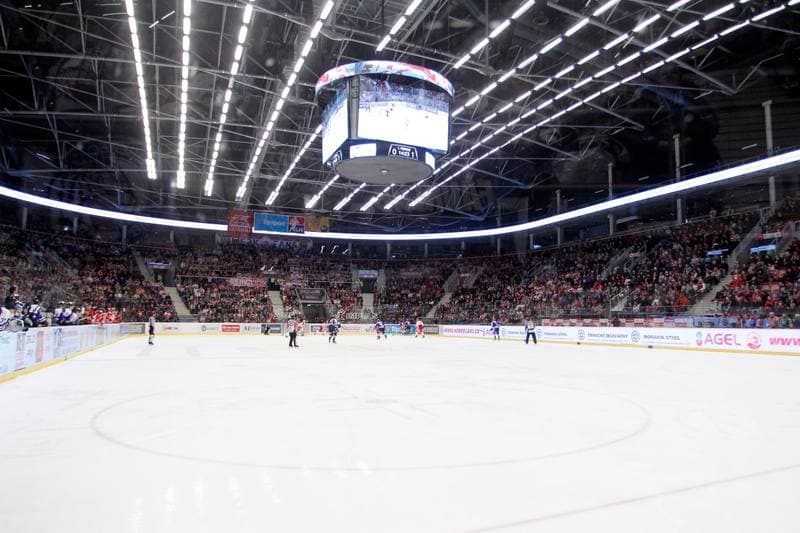 Ice Hockey. Tipsport Extraliga. Ocelari Trinec - Bili Tygri Liberec. 05.02.2017