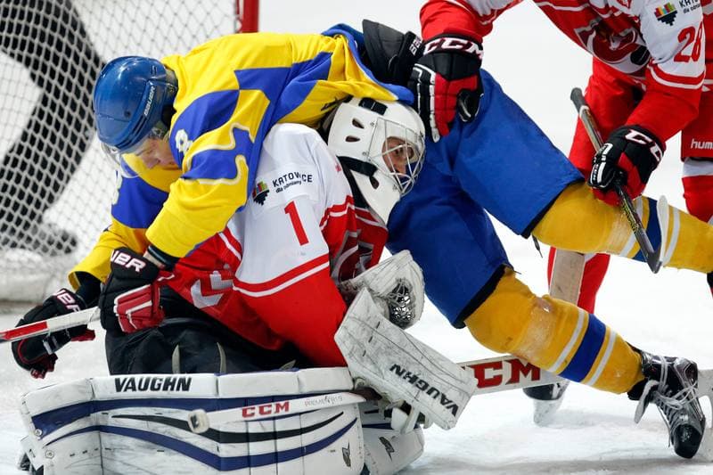 Ice Hockey. Euro Ice Hockey Challenge. Poland - Ukraine. 10.02.2017