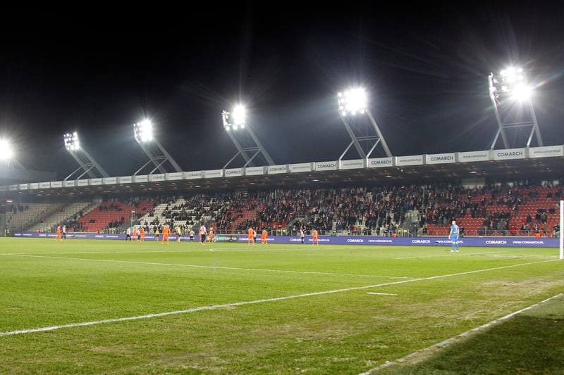 Football. Lotto Ekstraklasa. Cracovia Krakow - Zaglebie Lubin. 13.03.2017