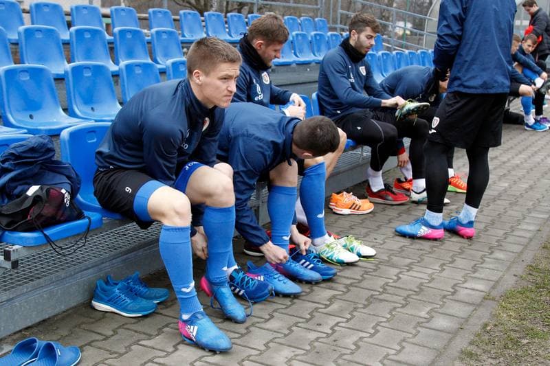 Football. Piast Gliwice. Training. 15.03.2017