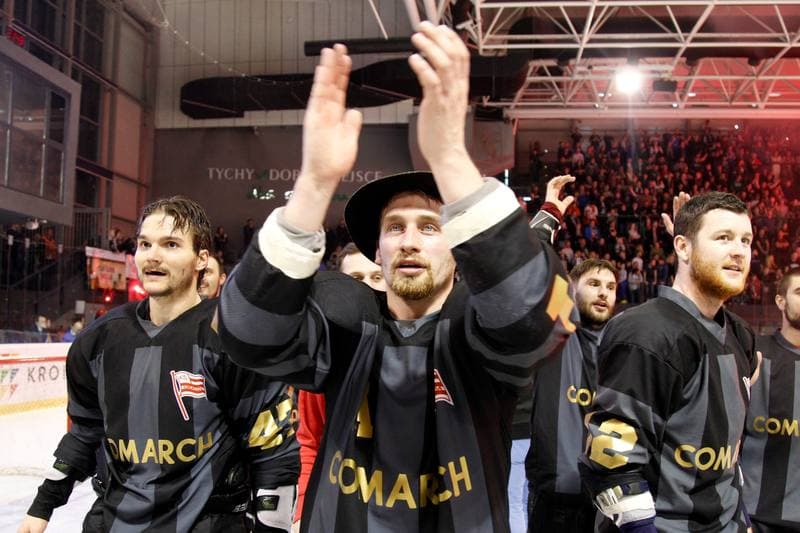 Ice Hockey. Polska Hokej Liga. GKS Tychy - Comarch Cracovia. 02.04.2017