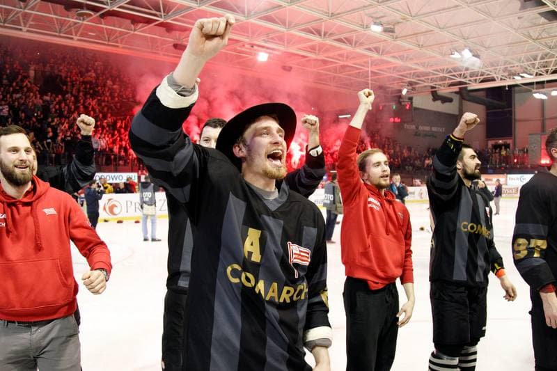 Ice Hockey. Polska Hokej Liga. GKS Tychy - Comarch Cracovia. 02.04.2017