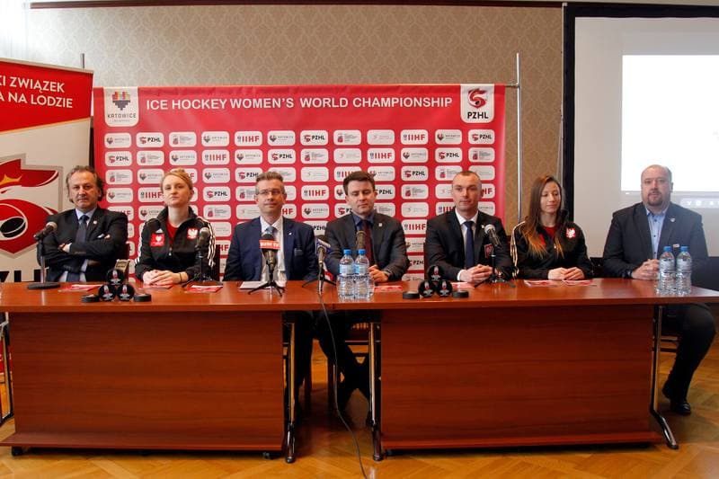 Ice Hockey. Women's Division 1B World Championship. Press Conference. 06.04.2017
