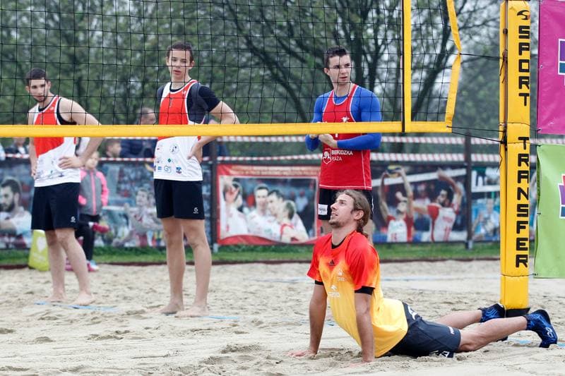 Beach Volleyball. Mariusz Prudel. Training. 06.05.2017