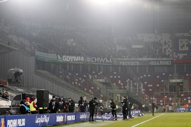 Football. Totolotek Puchar Polski. Gornik Zabrze - Lechia Gdansk. 27.02.2019