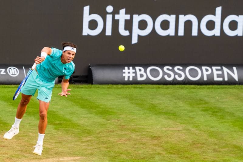 Tennis. BOSS OPEN. Yannik Hanfmann - Aleksandar Kovacevic. 09.06.2026