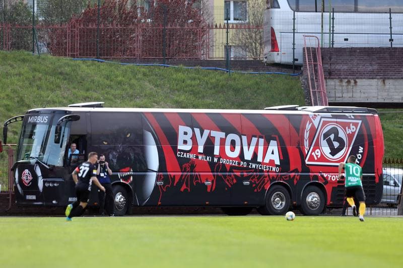 Football. Fortuna I Liga. GKS 1962 Jastrzebie - Bytovia Bytow. 24.04.2019