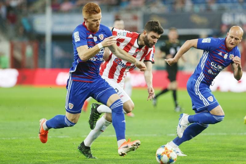 Football. Lotto Ekstraklasa. Piast Gliwice - Cracovia Krakow. 26.04.2019