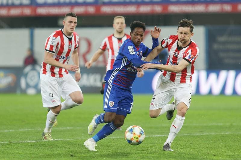 Football. Lotto Ekstraklasa. Piast Gliwice - Cracovia Krakow. 26.04.2019