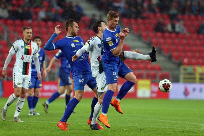 Football. Fortuna I Liga. GKS Tychy - Wigry Suwalki. 28.04.2019