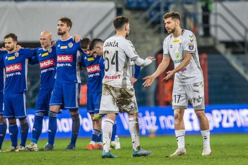 Football. Fortuna Puchar Polski. Piast Gliwice - Gornik Zabrze. 09.02.2022