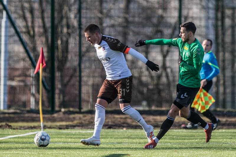 Football. Sparing. GKS Katowice - Garbarnia Krakow. 12.02.2022