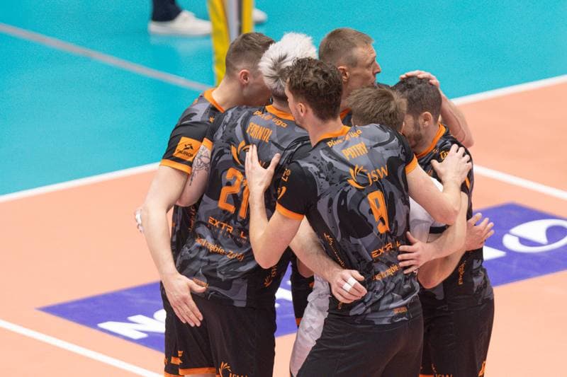Volleyball. PlusLiga. Aluron CMC Warta Zawiercie - Jastrzebski Wegiel. 24.04.2024