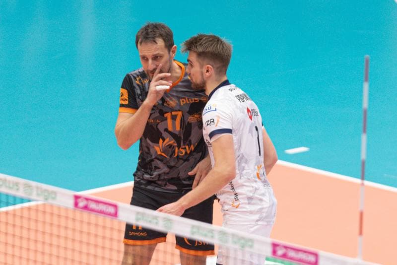 Volleyball. PlusLiga. Aluron CMC Warta Zawiercie - Jastrzebski Wegiel. 24.04.2024
