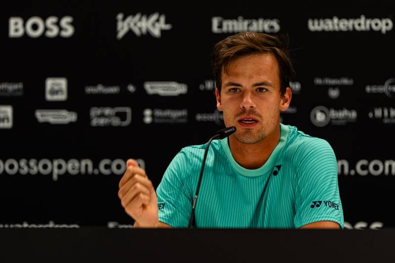 Tennis. BOSS OPEN. Yannik Hanfmann - Aleksandar Kovacevic. 09.06.2026