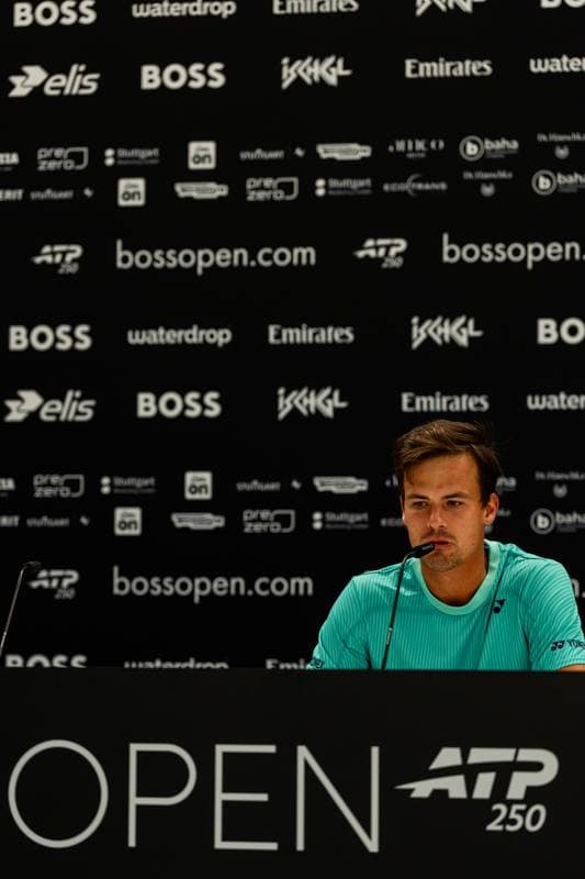 Tennis. BOSS OPEN. Yannik Hanfmann - Aleksandar Kovacevic. 09.06.2026