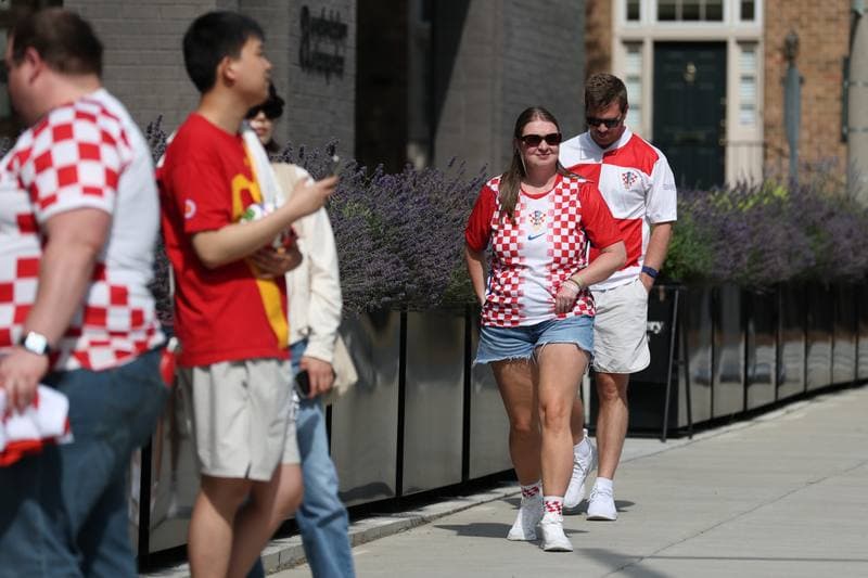 Football. World Cup 2026. Croatia. Team arrival to USA. 09.06.2026
