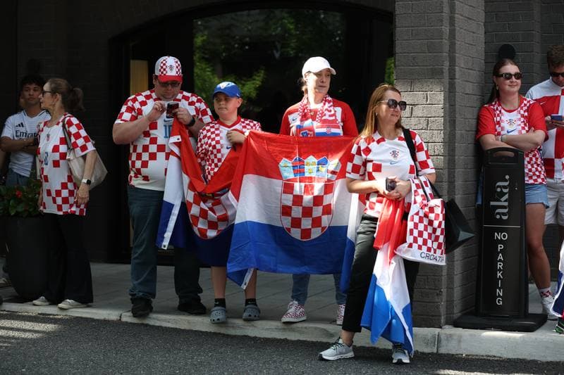 Football. World Cup 2026. Croatia. Team arrival to USA. 09.06.2026