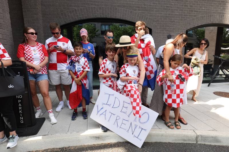 Football. World Cup 2026. Croatia. Team arrival to USA. 09.06.2026
