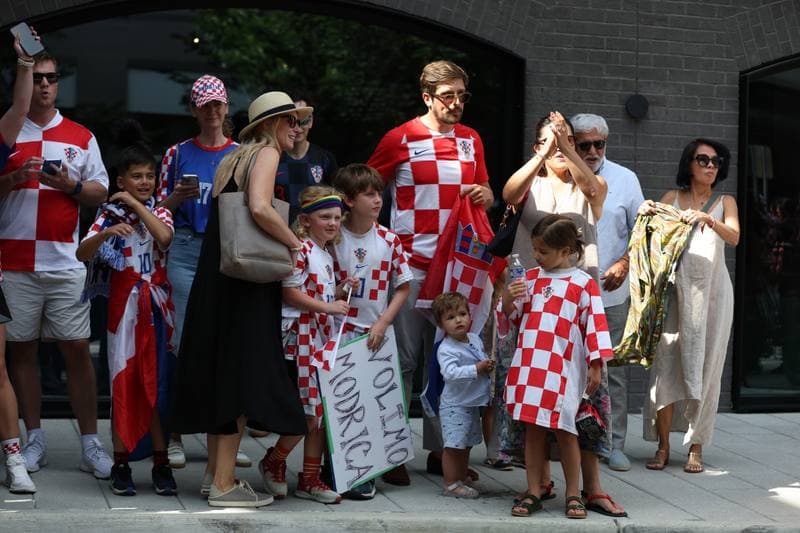 Football. World Cup 2026. Croatia. Team arrival to USA. 09.06.2026