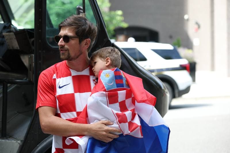 Football. World Cup 2026. Croatia. Team arrival to USA. 09.06.2026
