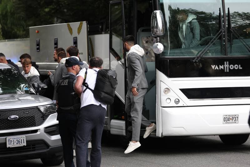 Football. World Cup 2026. Croatia. Team arrival to USA. 09.06.2026