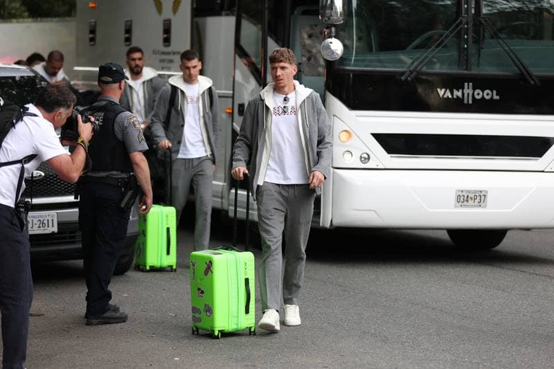 Football. World Cup 2026. Croatia. Team arrival to USA. 09.06.2026