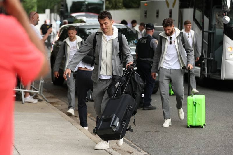 Football. World Cup 2026. Croatia. Team arrival to USA. 09.06.2026
