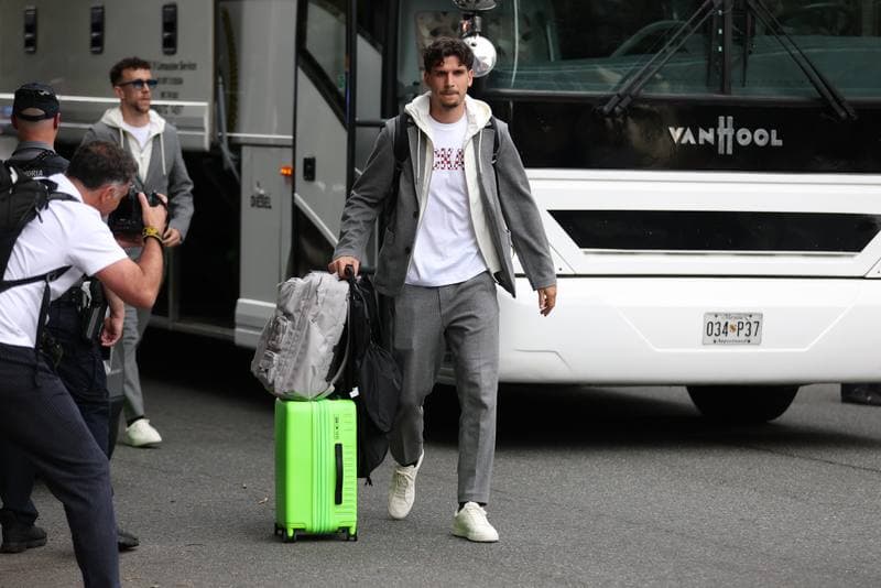 Football. World Cup 2026. Croatia. Team arrival to USA. 09.06.2026