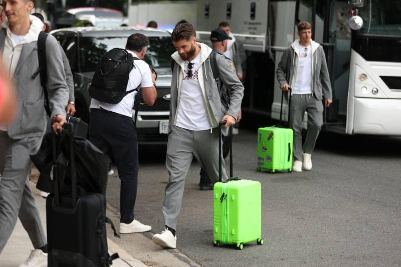 Football. World Cup 2026. Croatia. Team arrival to USA. 09.06.2026
