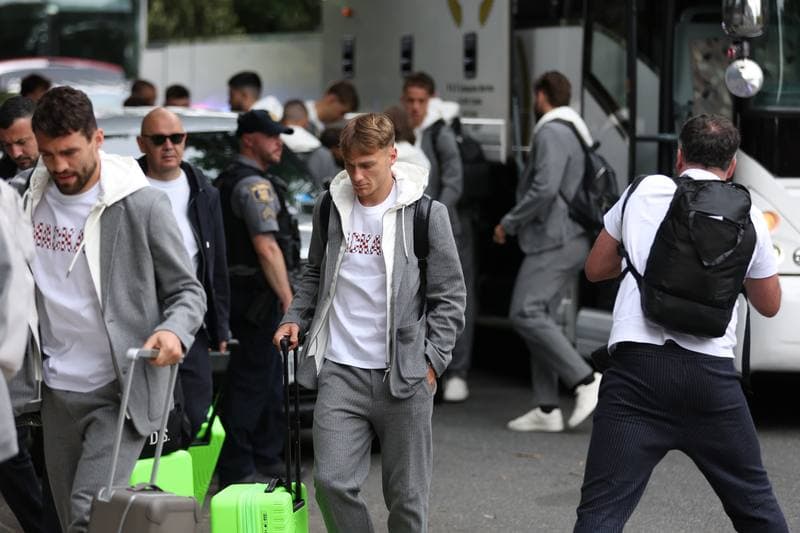 Football. World Cup 2026. Croatia. Team arrival to USA. 09.06.2026