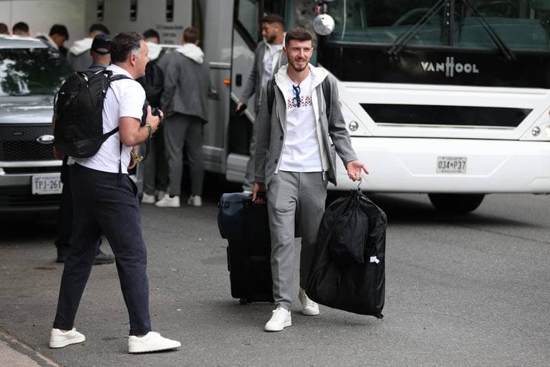 Football. World Cup 2026. Croatia. Team arrival to USA. 09.06.2026