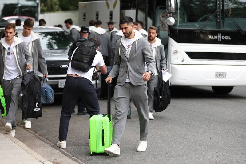 Football. World Cup 2026. Croatia. Team arrival to USA. 09.06.2026