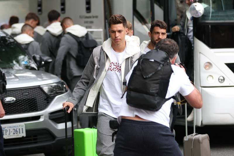Football. World Cup 2026. Croatia. Team arrival to USA. 09.06.2026