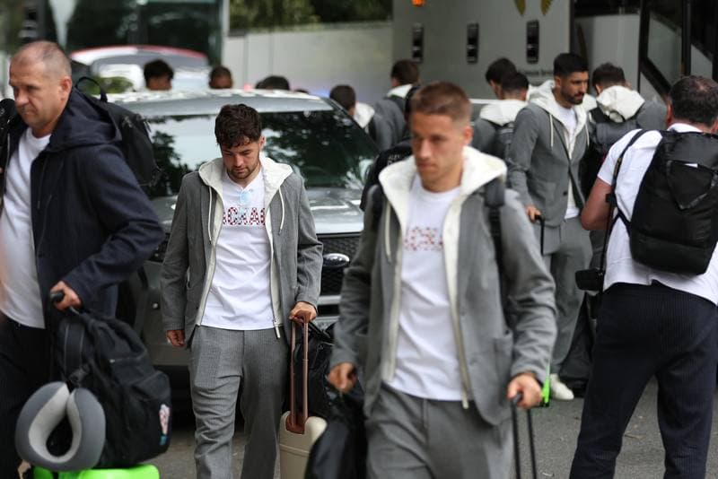 Football. World Cup 2026. Croatia. Team arrival to USA. 09.06.2026