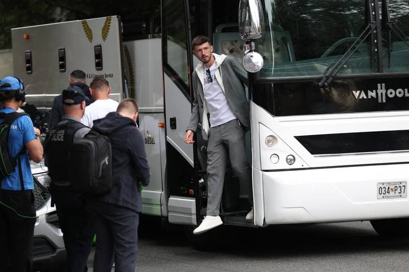Football. World Cup 2026. Croatia. Team arrival to USA. 09.06.2026