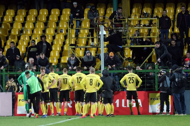 Football. Fortuna I Liga. GKS Katowice - Rakow Czestochowa. 09.03.2019