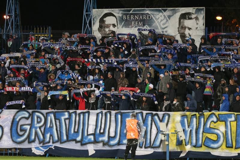 Football. Nice I Liga. Ruch Chorzow - Odra Opole. 29.10.2017
