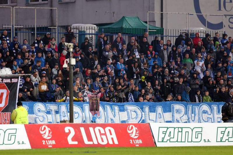 Football. II Liga. Ruch Chorzow - Stal Stalowa Wola. 06.04.2019