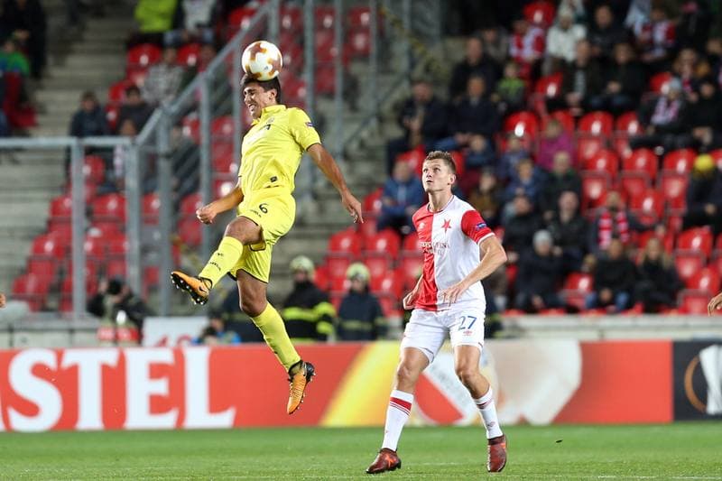 Football. UEFA Europa League. Slavia Prague - Villarreal CF. 02.11.2017
