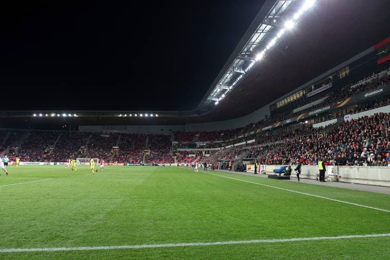 Football. UEFA Europa League. Slavia Prague - Villarreal CF. 02.11.2017