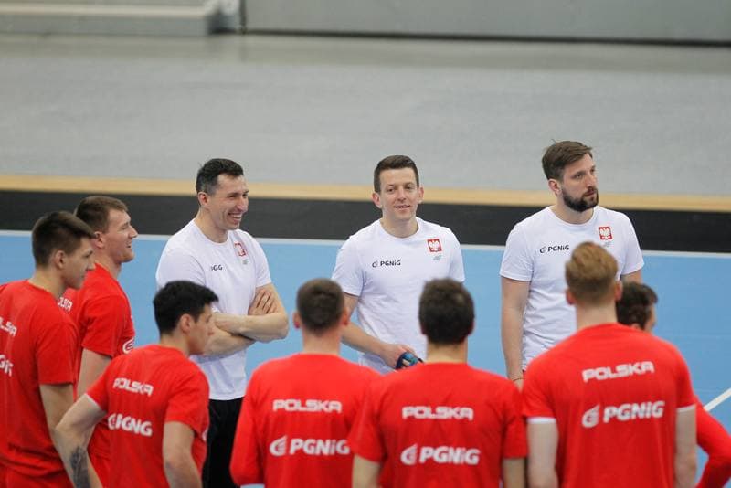 Handball. Poland national team. Training. 09.04.2019