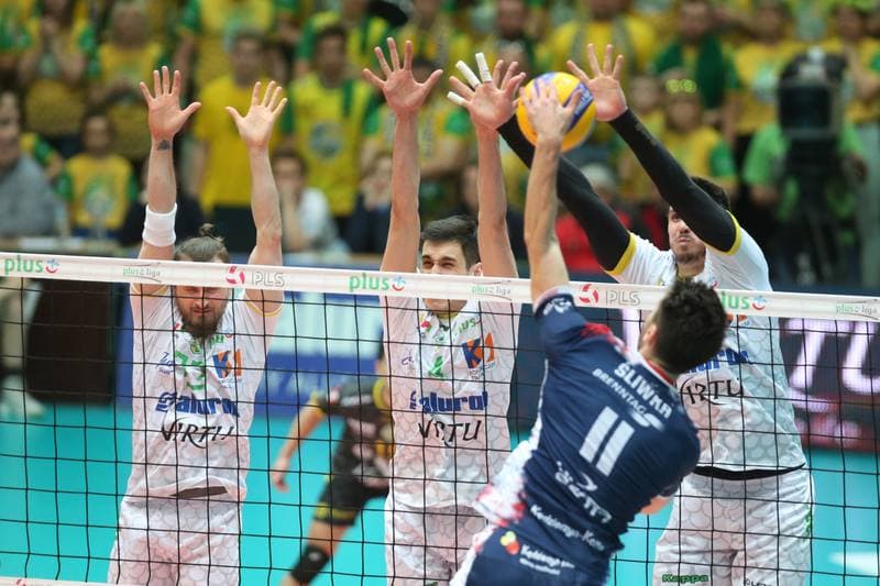 Volleyball. PlusLiga. Aluron Virtu Warta Zawiercie - ZAKSA Kedzierzyn-Kozle. 17.04.2019